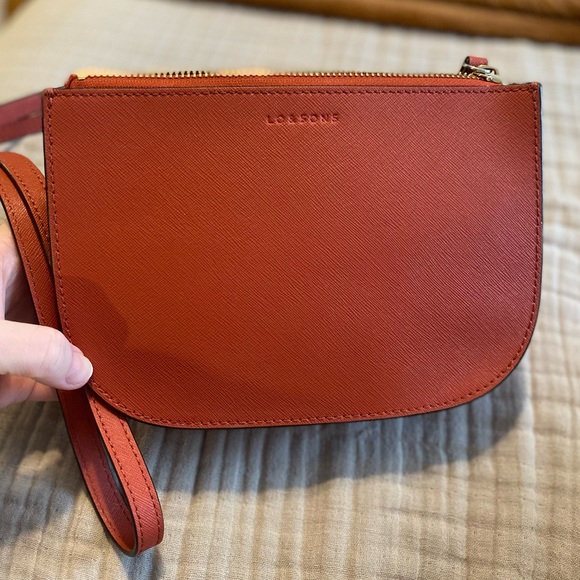 Lo & Sons Bags Lo Sons Waverly 2 Large Santa Fe Red Saffiano